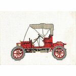 Thea Gouverneur 1056 lin  kit point de croix  Opel de 1909  4