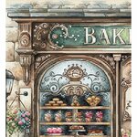 Ava P100  kit de point croix compté  La veille boulangerie  1