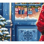 Ava P082  kit de point croix compté  Espoir de Noël  4