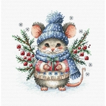 Ava P027  kit de point croix compté  Magie de Noël