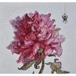 Aine A1008  kit point de croix  Pivoines  4