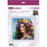Riolis 2254  kit point de croix  Muse Florale  2