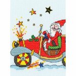 Bothy Threads  XSD5  kit point de croix  Sew Dinky Xmas Car  2
