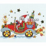 Bothy Threads  XSD5  kit point de croix  Sew Dinky Xmas Car