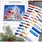 Letistitch 8200  kit point de croix  Père Noël  2