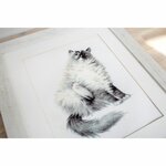 Luca-S B2269  kit point de croix  Chat  Micky   2