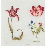 Thea Gouverneur 786  kit point de croix compté  Tulipes  2