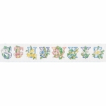 Thea Gouverneur 2089  kit point de croix  Alphabet floral  5