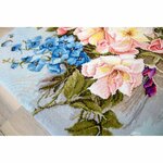 Luca-S BA2362  kit point de croix  Bouquet de fleurs  4