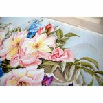 Luca-S BA2362  kit point de croix  Bouquet de fleurs  2