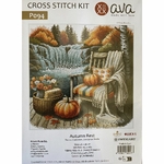 Ava P094  kit point de croix  Repos dautomne  5