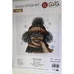 Ava P039  kit point de croix  Le caniche  5