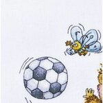 LanSvit D044  kit point de croix compté  Footballeur  2