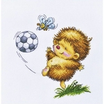 LanSvit D044  kit point de croix compté  Footballeur