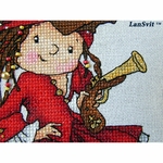 LanSvit D031  kit point de croix compté  Pirate  4
