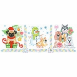 Riolis 2245  kit point de croix  Calendrier canin  4