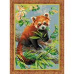 Riolis 1627  kit point de croix compté  Panda roux  1