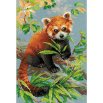 Riolis 1627  kit point de croix compté  Panda roux