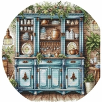 Ava P102  kit point croix  Armoire bleu  1
