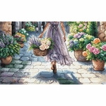 Ava P110  kit point croix  Le parfum des fleurs  5