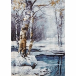 Luca-S B560  Paysage hivernale  kit point de croix compté