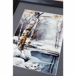 Luca-S B560  Paysage hivernale  kit point de croix compté  3
