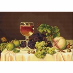Luca-S B482  kit point croix  Nature morte aux fruits