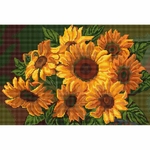 Luca-S B440  kit point croix  Bouquet de tournesols   1