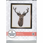 Dutch Stitch Brothers  DSB050  kit point croix  Cerf élaphe  2