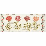 Thea Gouverneur 2043  Sampler Rose  kit point de croix compté  3