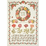 Thea Gouverneur 2043  Sampler Rose  kit point de croix compté