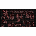 Thea Gouverneur 2093.05  kit point de croix compté  Abécédaire Antique  1