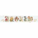 Thea Gouverneur 2025  kit point de croix compté  Alphabet floral  2