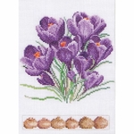 Thea Gouverneur 444  kit point de croix  Crocus  2