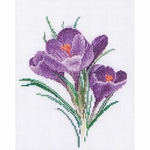 Thea Gouverneur 444  kit point de croix  Crocus  1