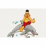 Thea Gouverneur 765 Aida  kit point croix  Muppets show  Dauphins  2