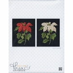 Thea Gouverneur 604-05  kit point croix compté  Poinsettia  1