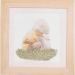 Thea Gouverneur 590  kit point croix compté  Boy with Rabbit  1