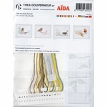 Thea Gouverneur 584  kit point croix compté  Narcisse  2