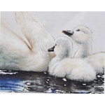 Thea Gouverneur 606  kit point croix compté  Cygne   4