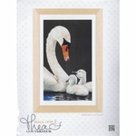 Thea Gouverneur 606-05  kit point croix compté  Cygne  1