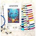Letistitch 9911  kit point croix  La vie marine  2