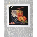 Thea Gouverneur 738-05  kit point croix  Halloween Kitten  1