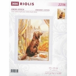 Riolis 2256  kit point croix  Allons nous promener  2