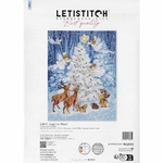 Letistitch 9921  kit point croix  Anges des bois  1