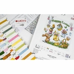 Luca-S B7048  kit point croix  Joyeuses Pâques  2