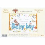 Bothy Threads XKG3  kit point croix  Bunny love  Boy  1