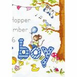 Bothy Threads XKG3  kit point croix  Bunny love  Boy  3
