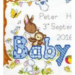 Bothy Threads XKG3  kit point croix  Bunny love  Boy  2