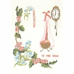 Thea Gouverneur 865  kit point croix  Mei  tableau de naissance